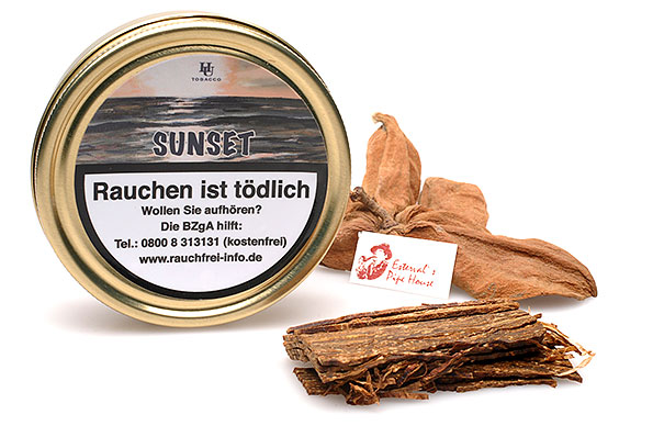 HU-tobacco Sunset Flake Pfeifentabak 50g Dose